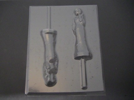 277sp China Girl Princess Chocolate or Hard Candy Lollipop Mold